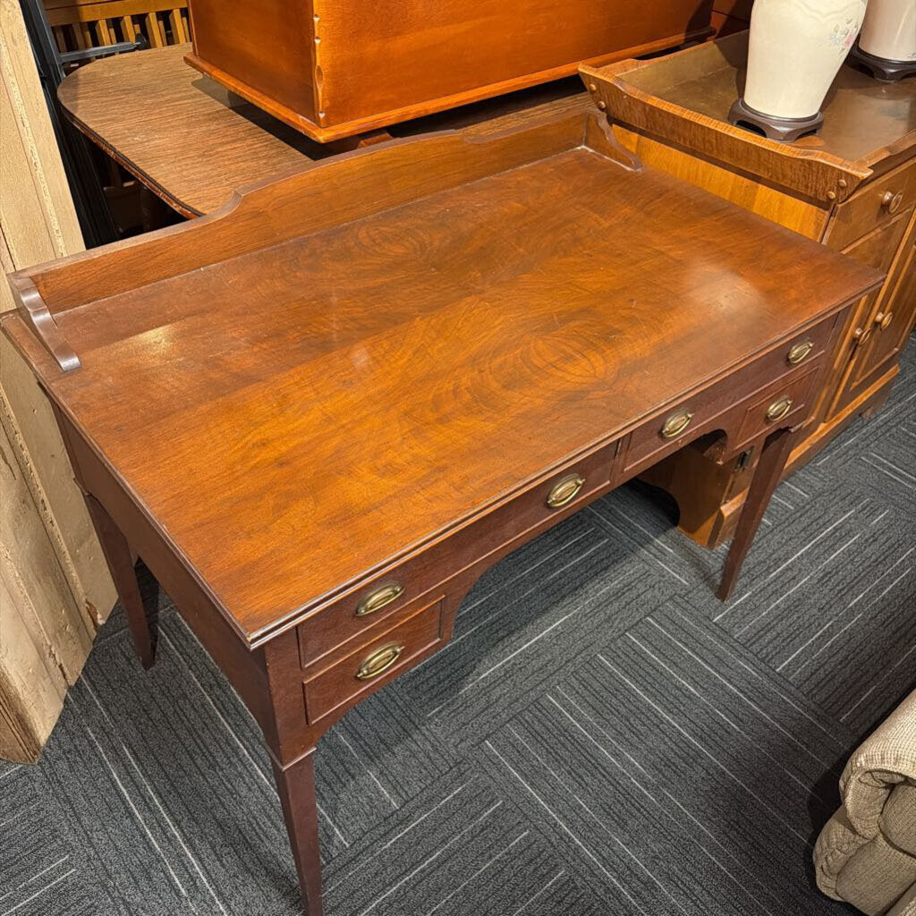 Colonial Revival Mahogany Desk Circa 1940
