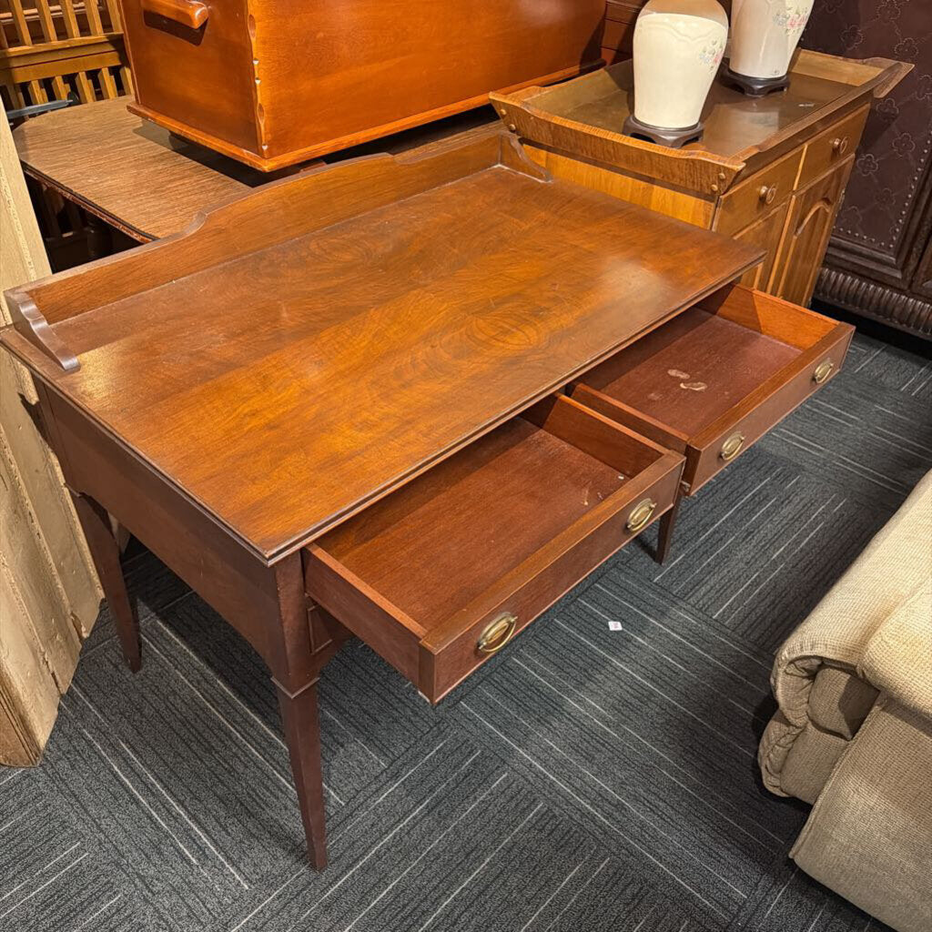 Colonial Revival Mahogany Desk Circa 1940