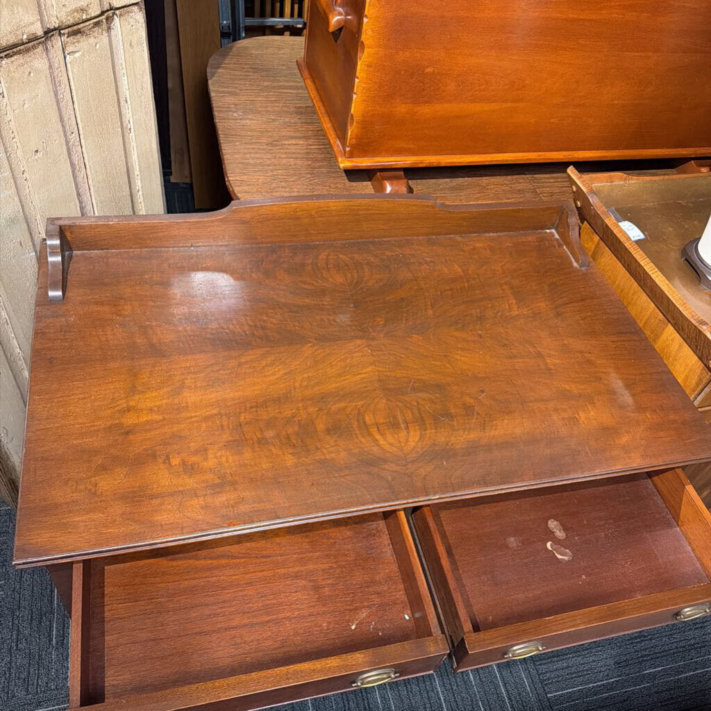 Colonial Revival Mahogany Desk Circa 1940