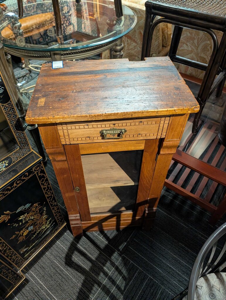 Antique One Door Cabinet