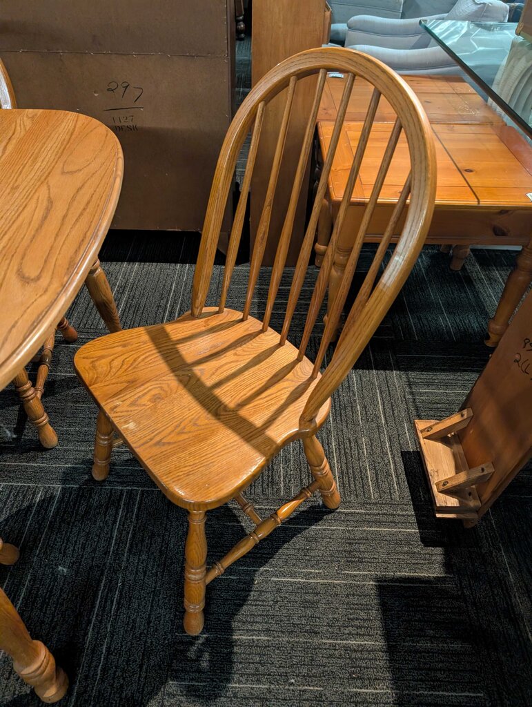 Oak Table With Six Chairs