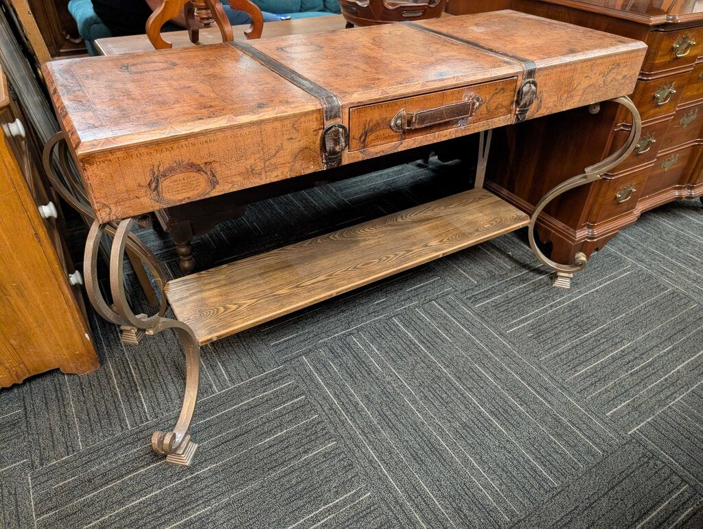 Trunk Style Sofa Table