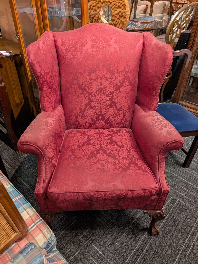 Vintage Wingback Chair By Berkeley