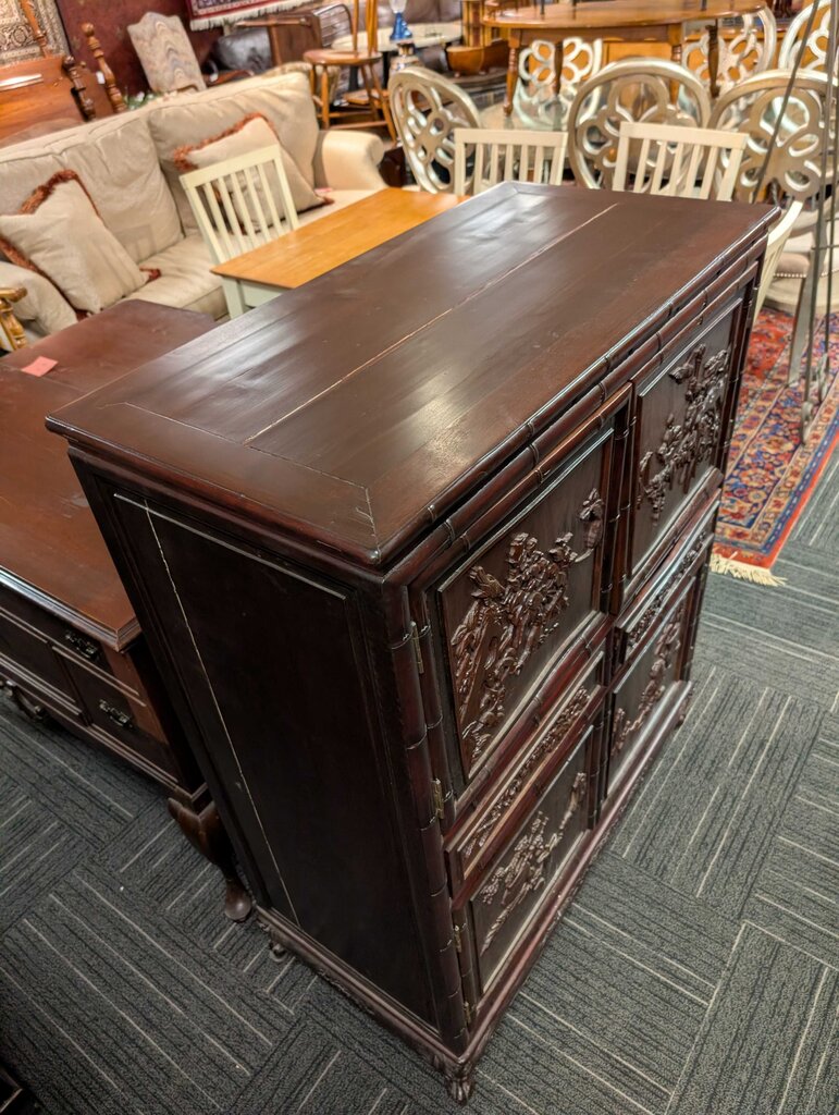 Asian Style Mahogany Chest