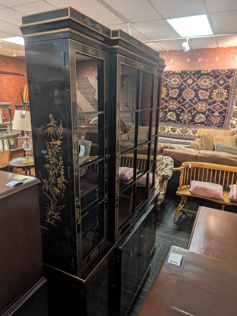 Vintage Asian Style China Cabinet