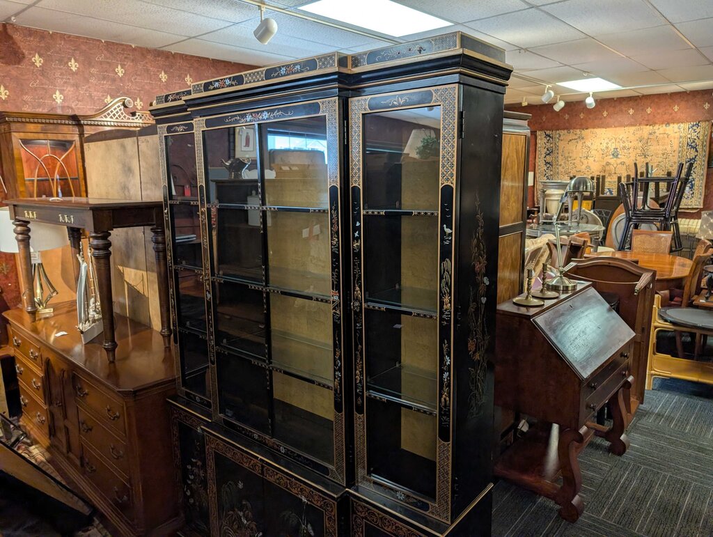 Vintage Asian Style China Cabinet