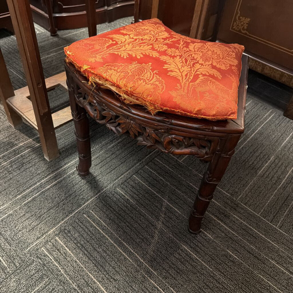 Asian Carved Stool