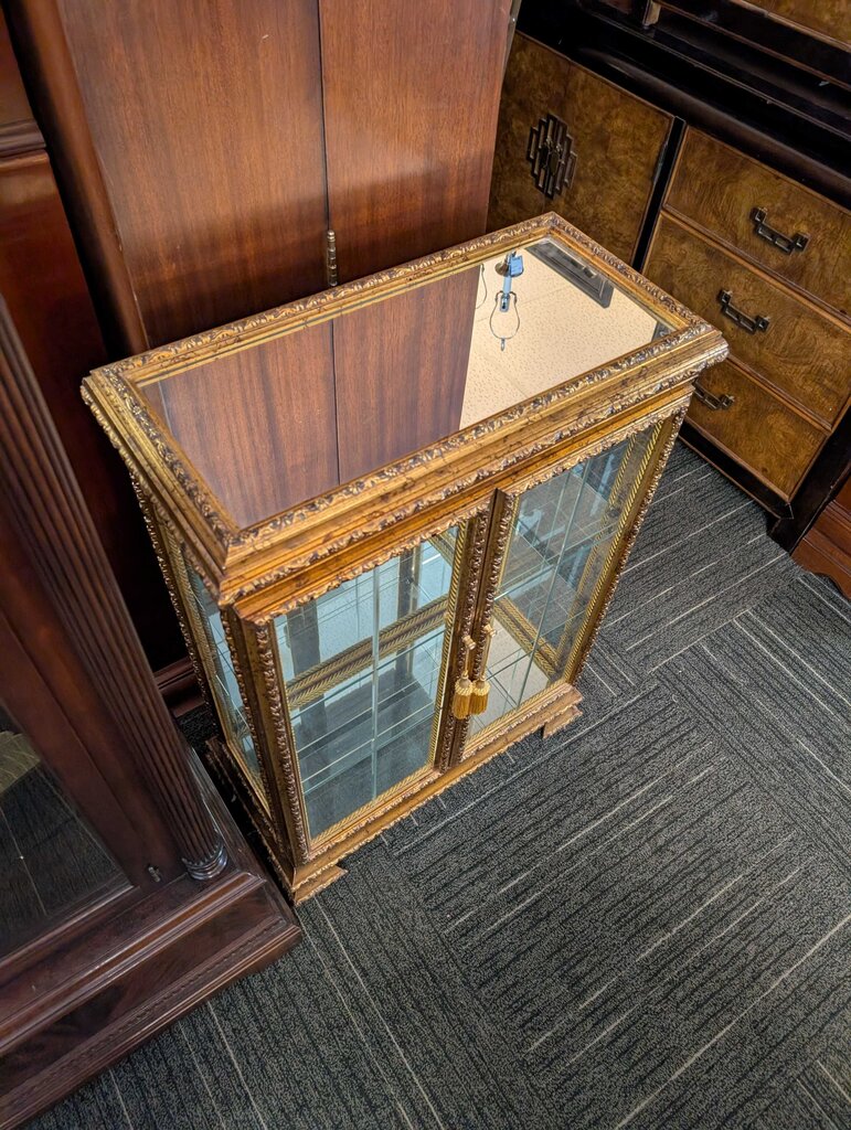 Gold Gilded Display Cabinet