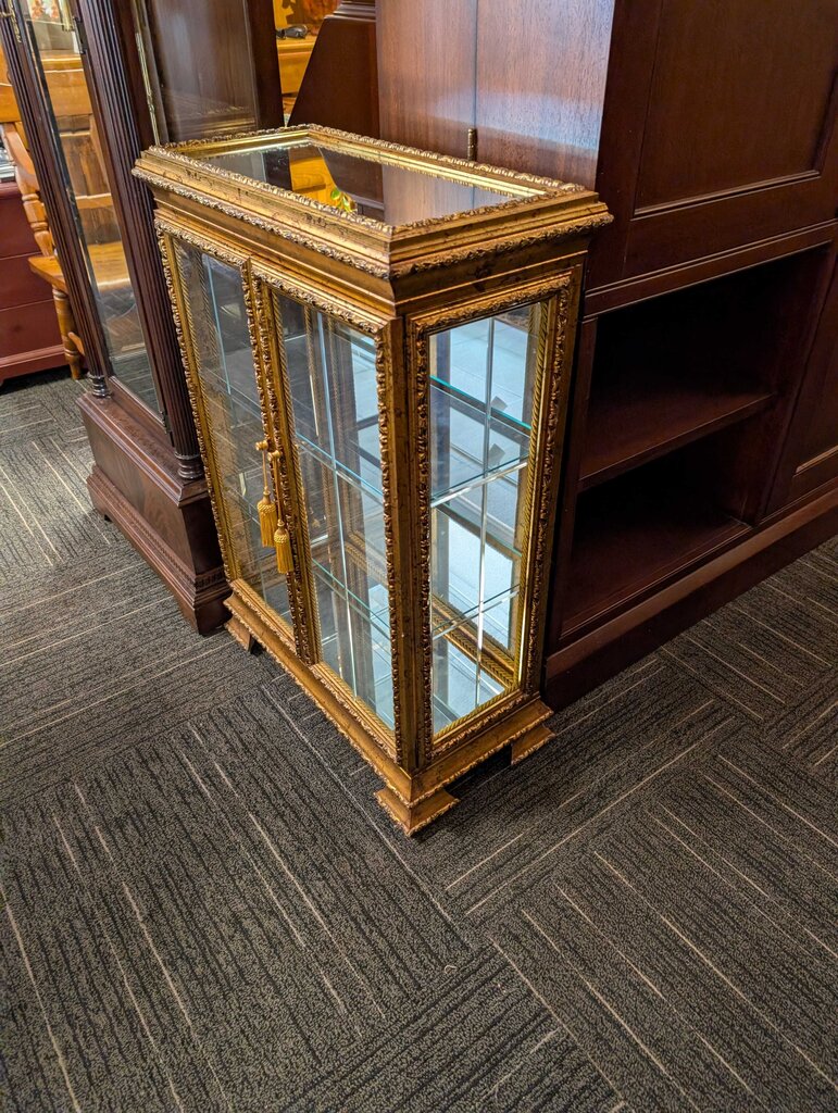 Gold Gilded Display Cabinet