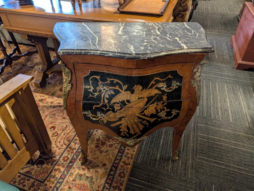 Marble Top Bombay Chest