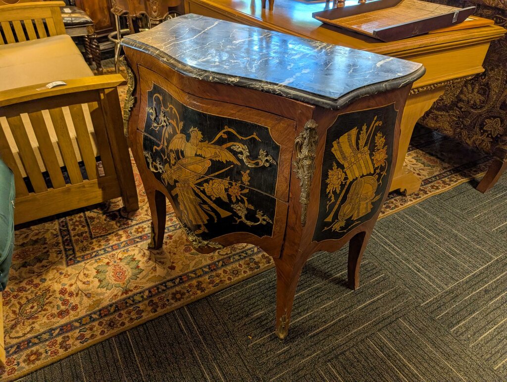 Marble Top Bombay Chest