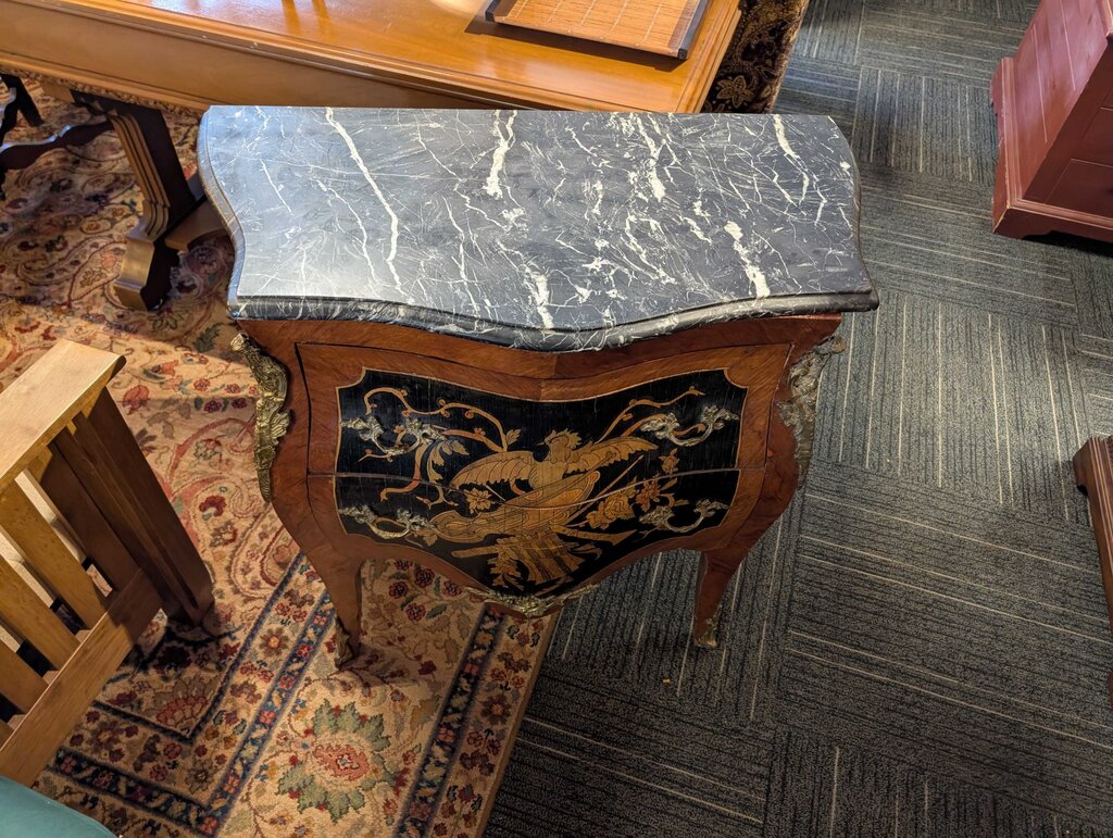 Marble Top Bombay Chest