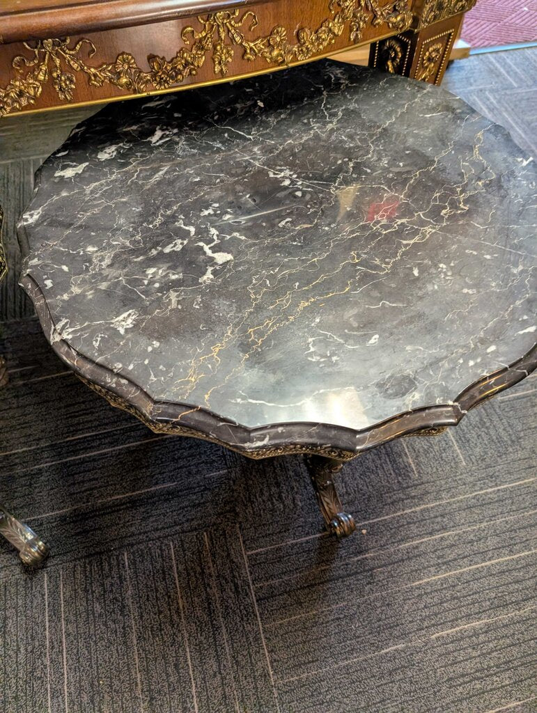 Pair Of Marble Top Side Tables