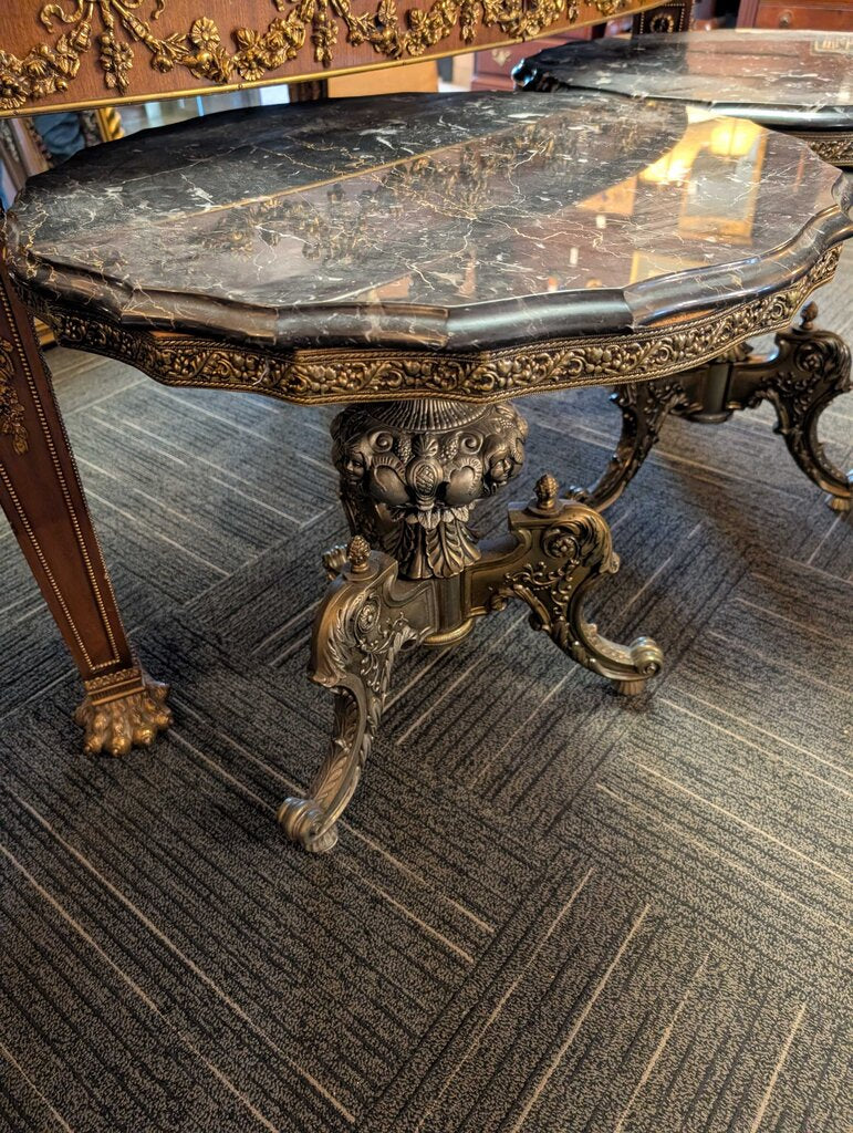 Pair Of Marble Top Side Tables