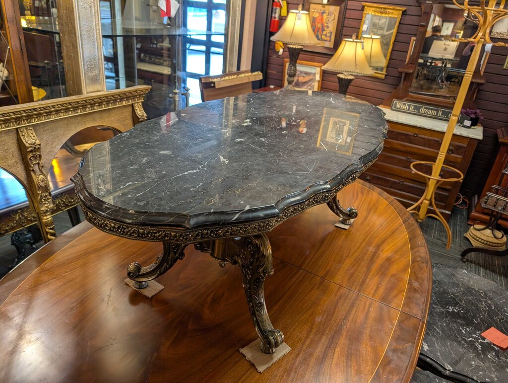 Vintage Marble Top Coffee Table