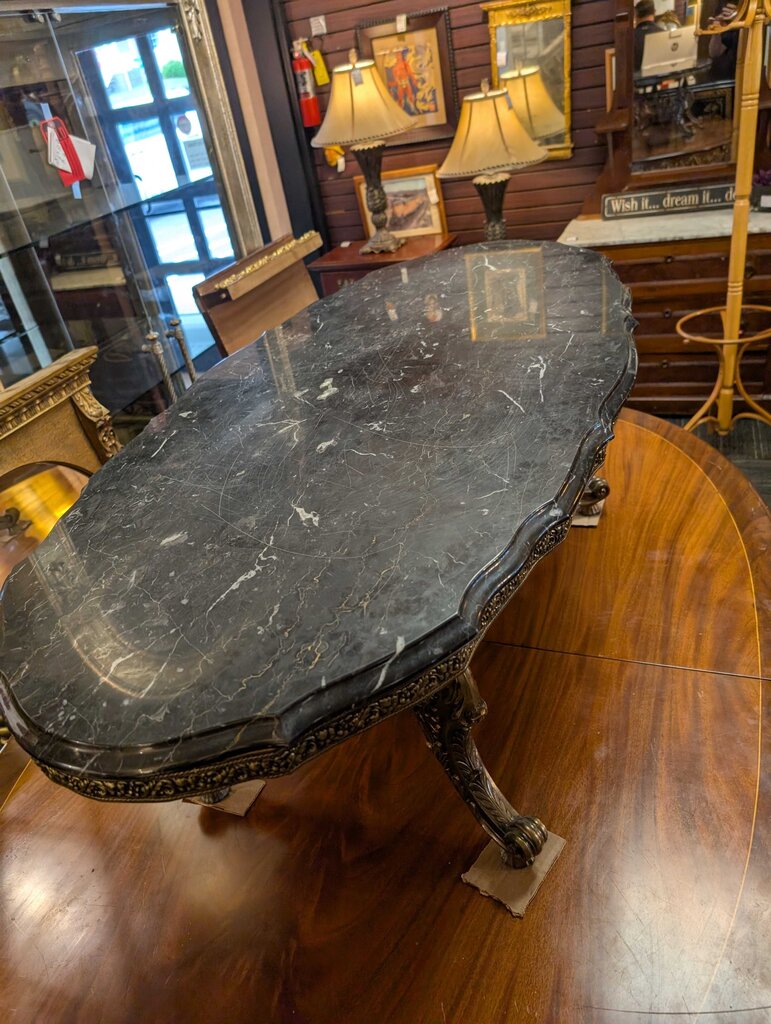 Vintage Marble Top Coffee Table