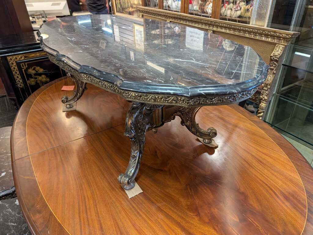 Vintage Marble Top Coffee Table