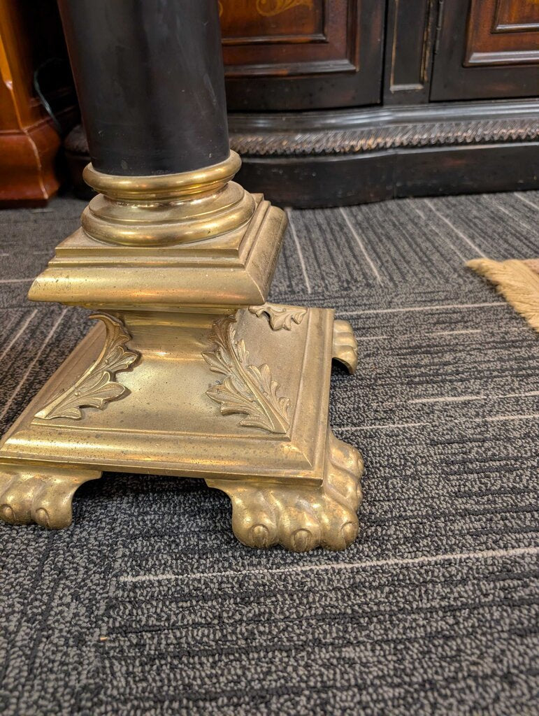 Vintage Empire Revival Brass & Iron Candle Stand