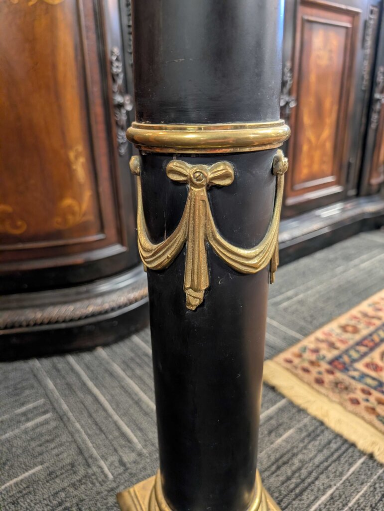 Vintage Empire Revival Brass & Iron Candle Stand