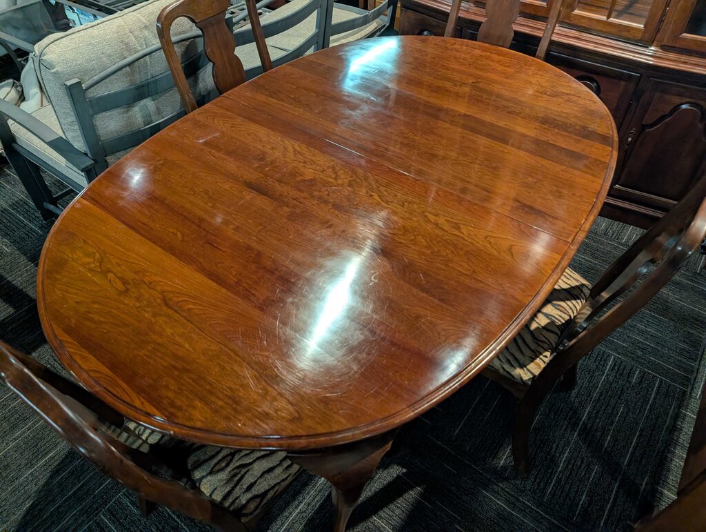 Cherry Table With Four Chairs