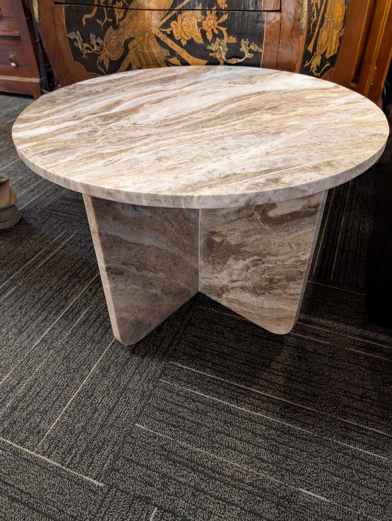 Round Marble Side Table