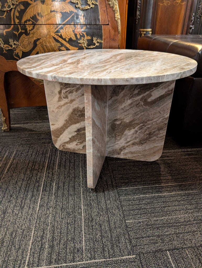 Round Marble Side Table
