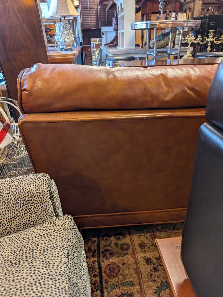 American Modern Leather Sofa