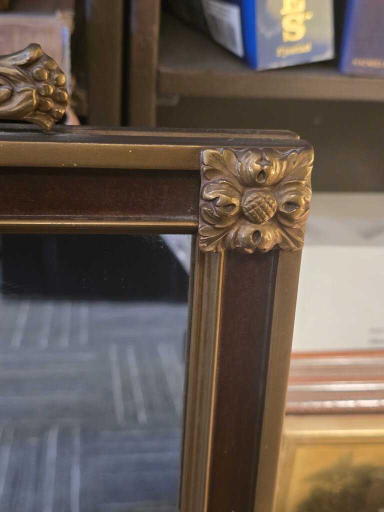 Vintage Regency Mirror w/ Urn & Swag Crest