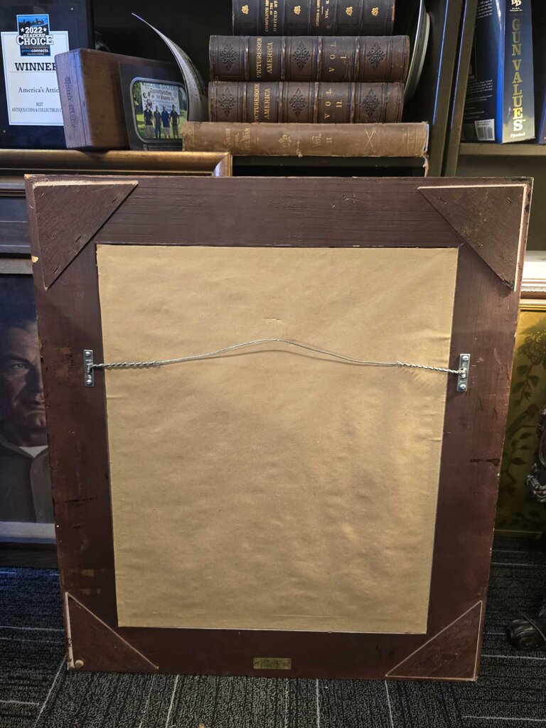 Custom Framed Contemporary Rococo Style Beveled Mirror