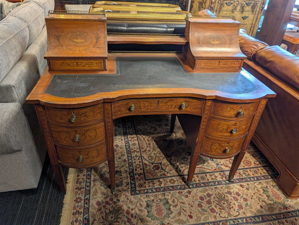 Antique French Louis The 16th Inlaid Writing Desk
