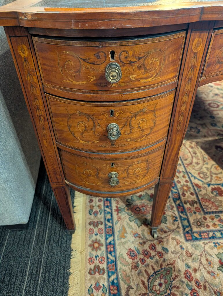 Antique French Louis The 16th Inlaid Writing Desk