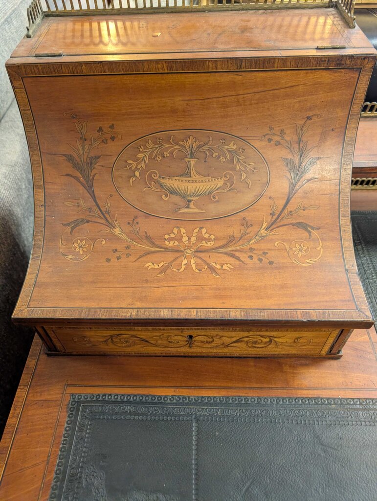 Antique French Louis The 16th Inlaid Writing Desk