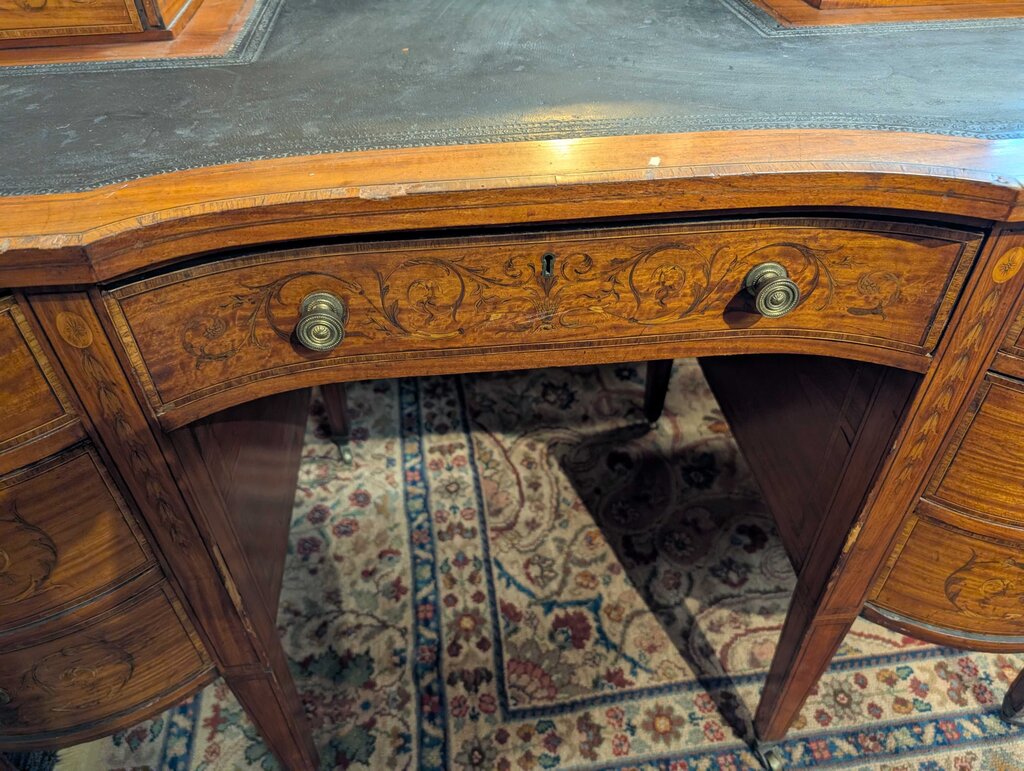 Antique French Louis The 16th Inlaid Writing Desk