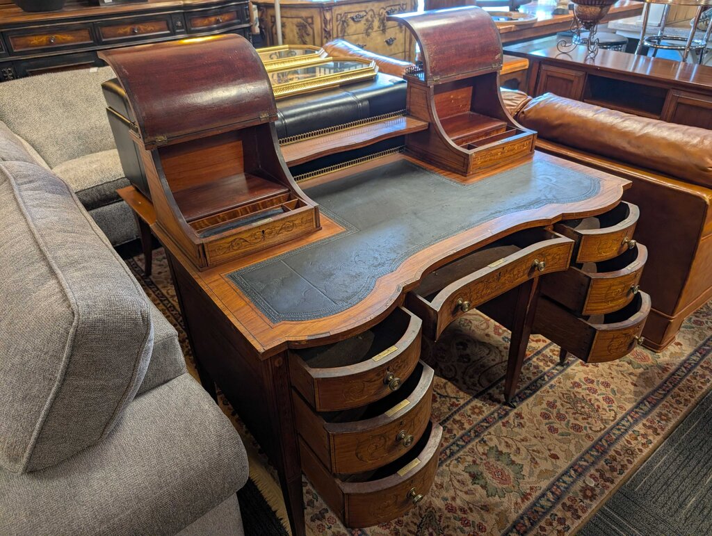 Antique French Louis The 16th Inlaid Writing Desk