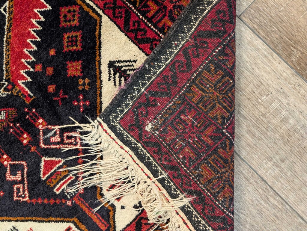 Hand Woven Wool Carpet 41" x 71"