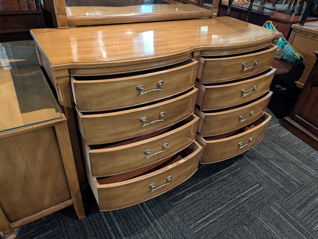 Vintage Eight Drawer Dresser