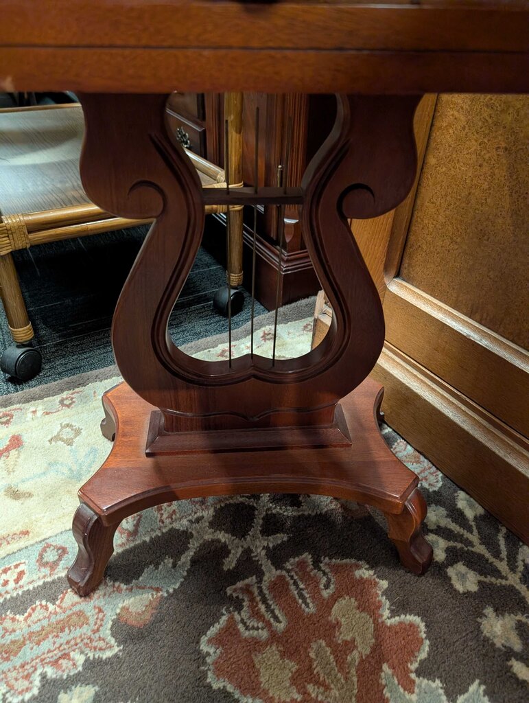 Mahogany Marble Top One Drawer Stand