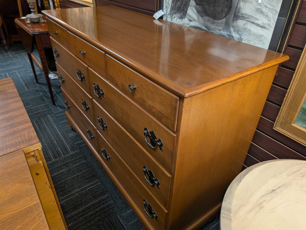 Vintage Solid Maple Dresser