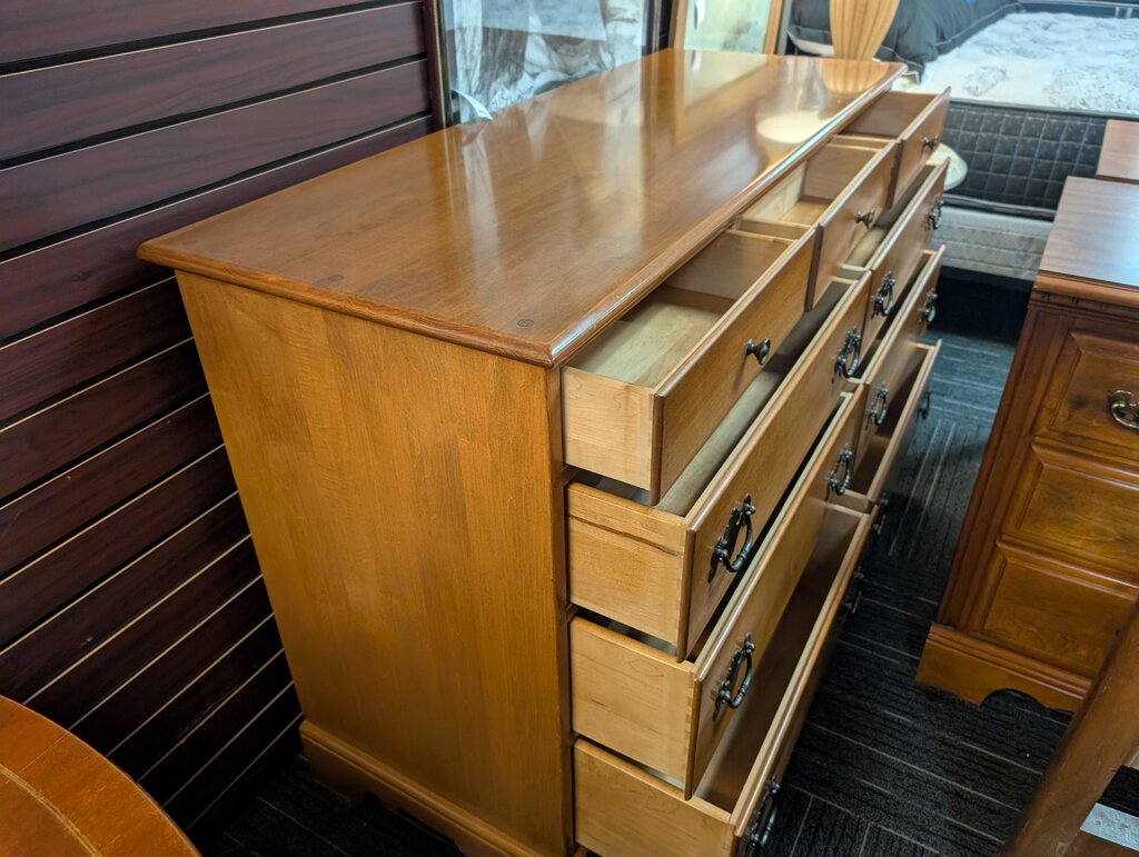 Vintage Solid Maple Dresser