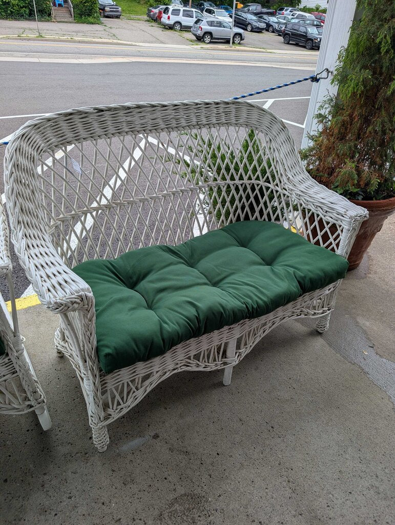 Wicker Settee