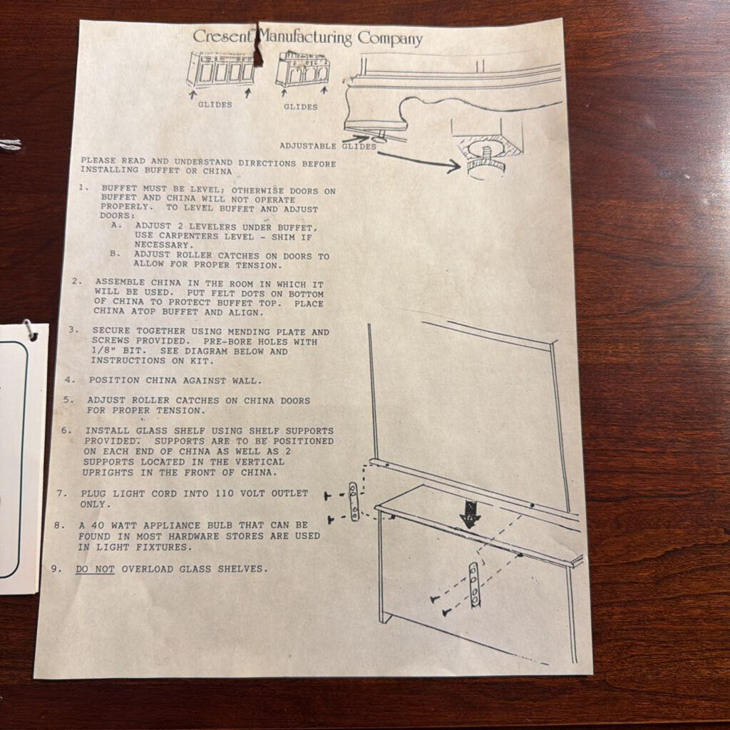 Vintage Cherry Sideboard