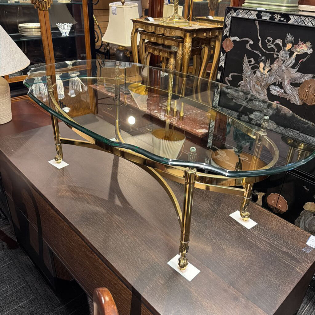 Glass Top Coffee Table