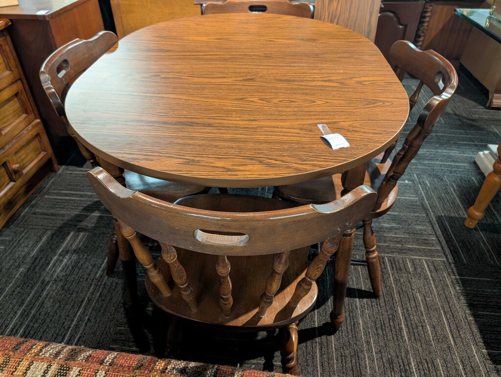 Vintage Table With Chairs