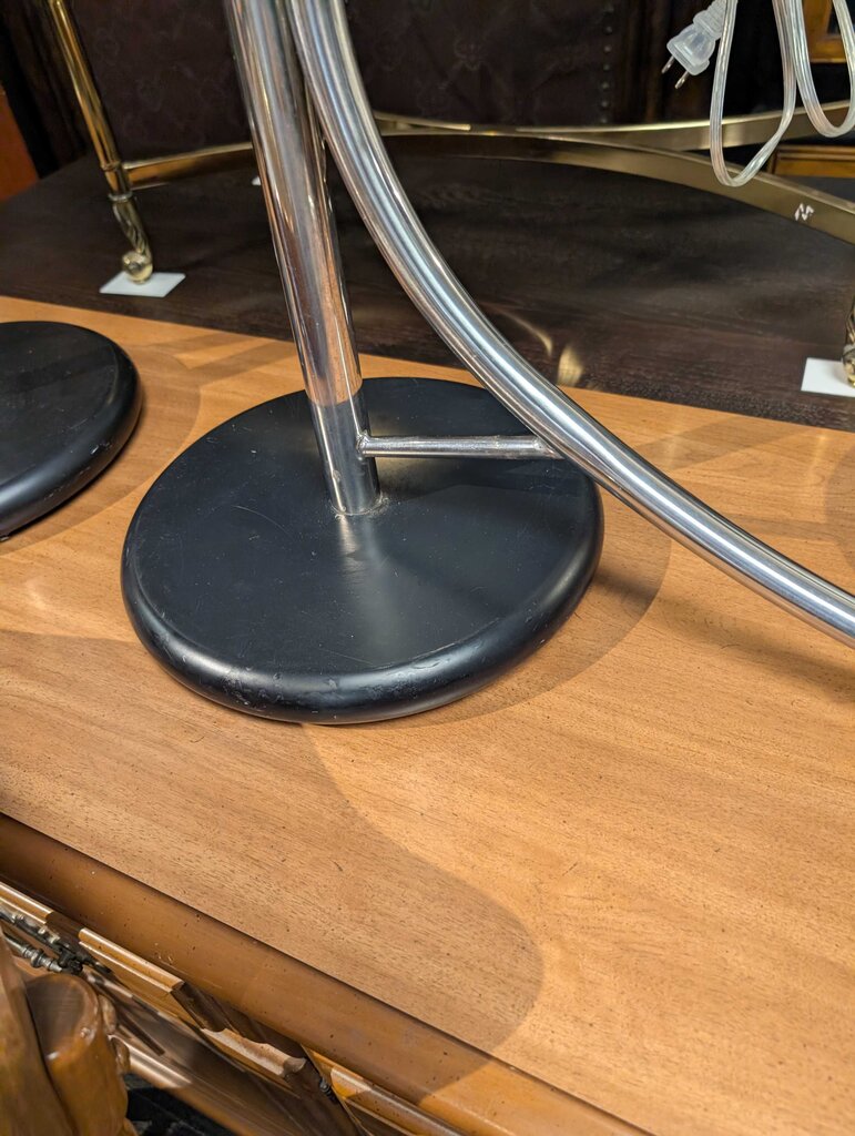 Contemporary Glass Top Side Table