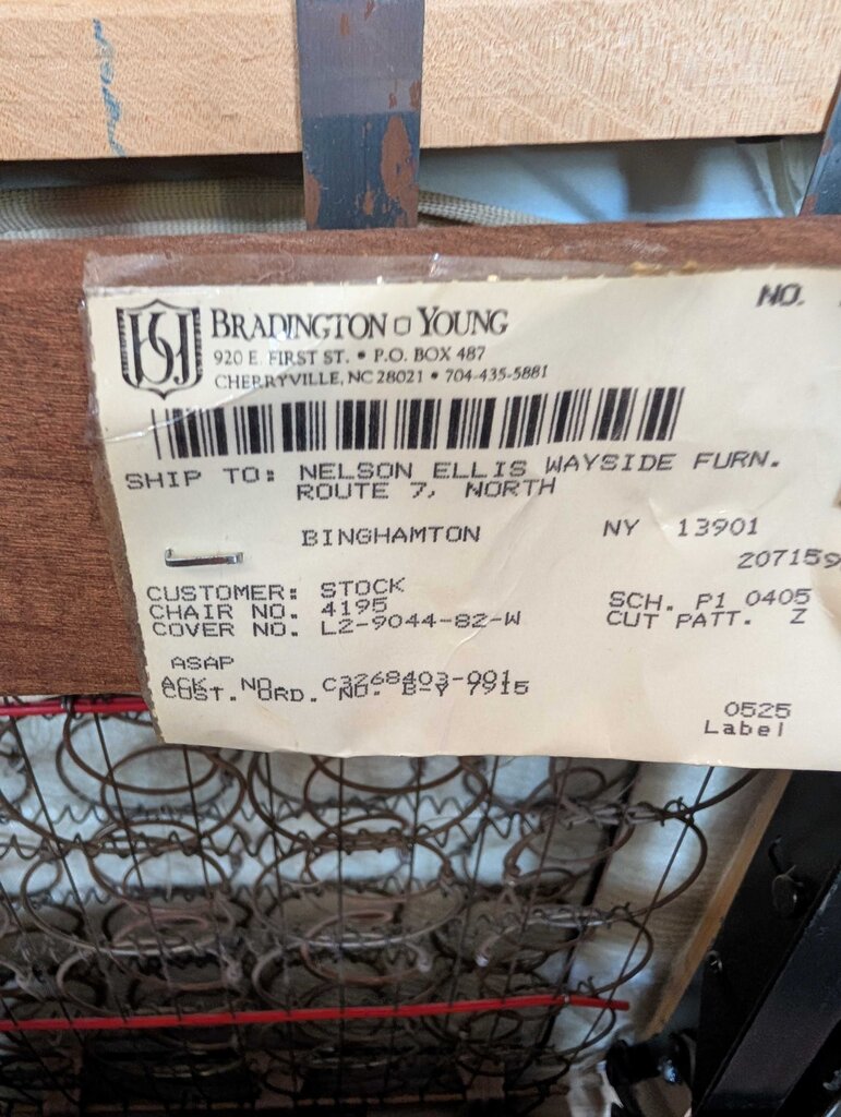 Vintage Bradington Young Leather Recliner