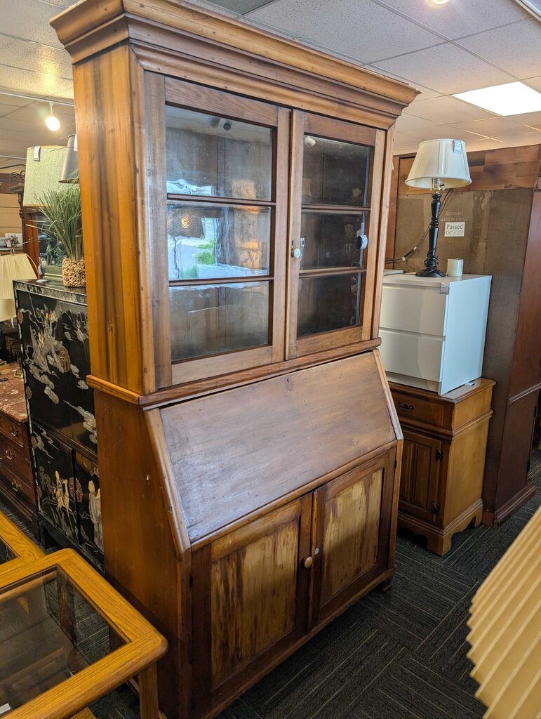 Antique Primitive Drop Front Desk