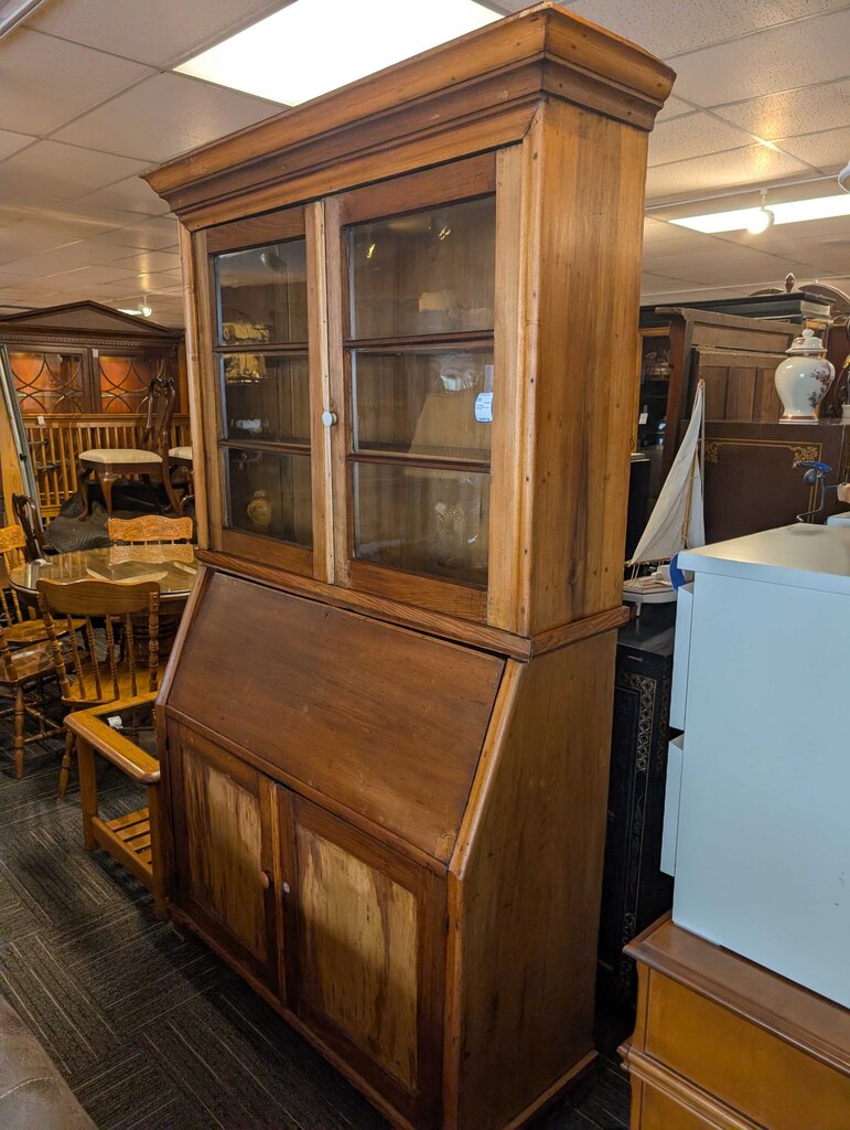 Antique Primitive Drop Front Desk