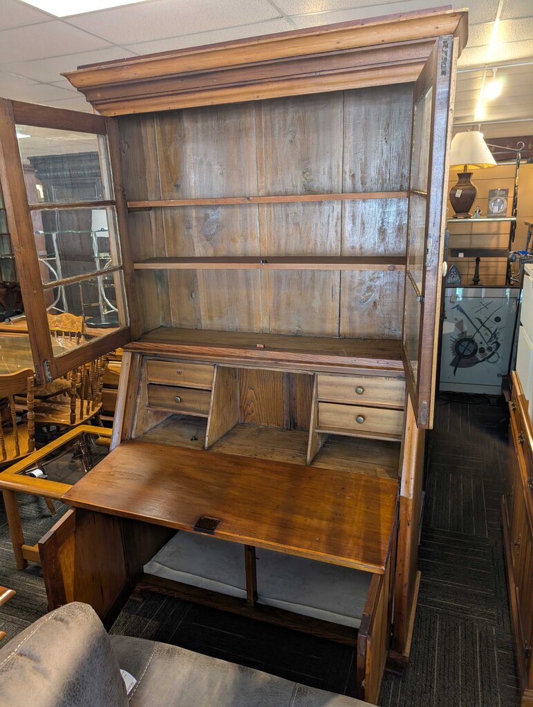 Antique Primitive Drop Front Desk