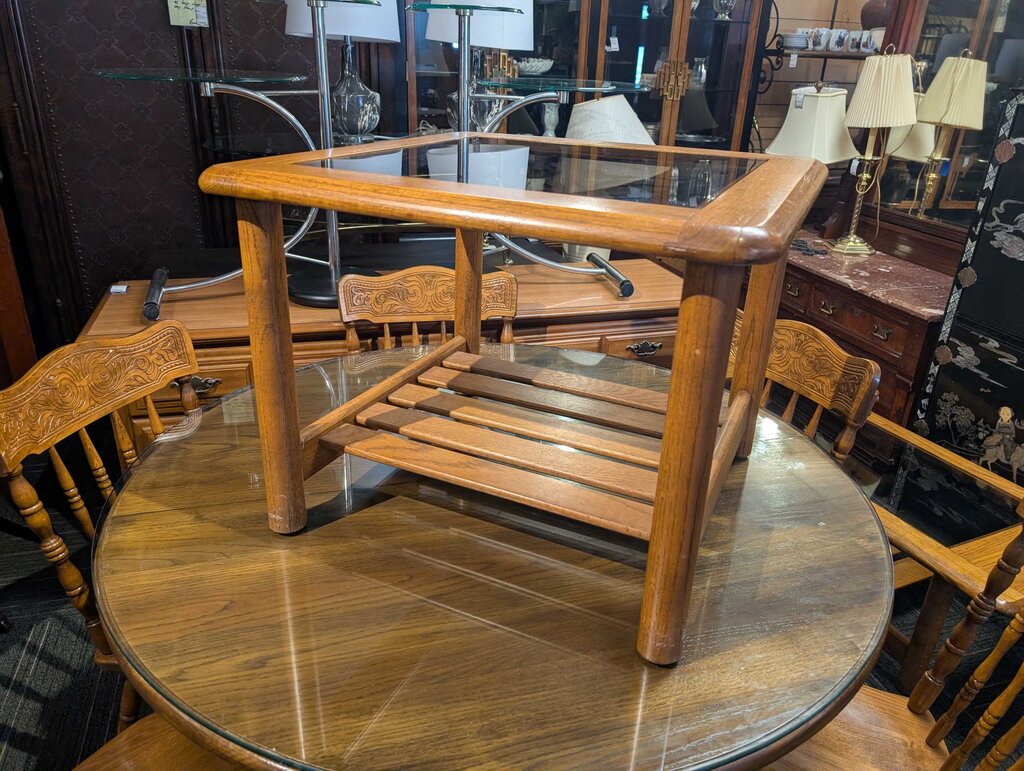 Vintage Oak Side Table