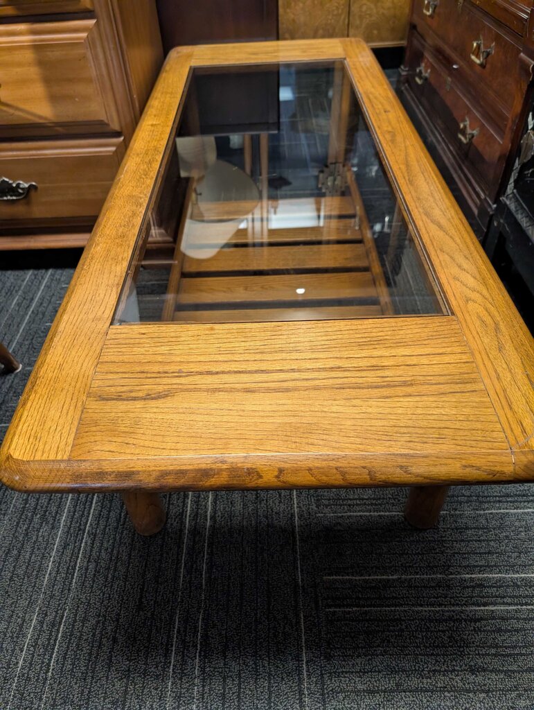 Vintage Oak Coffee Table